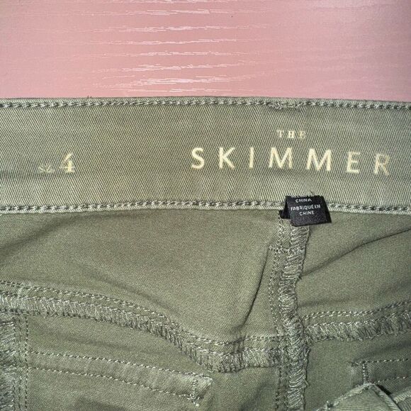 Ann Taylor The Skimmer Size 4 Olive Pants - Picture 6 of 6